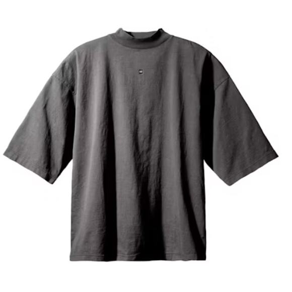 Yeezy Gap Logo 3/4 Sleeve Tee Dark Grey Medium - Picture 1 of 8